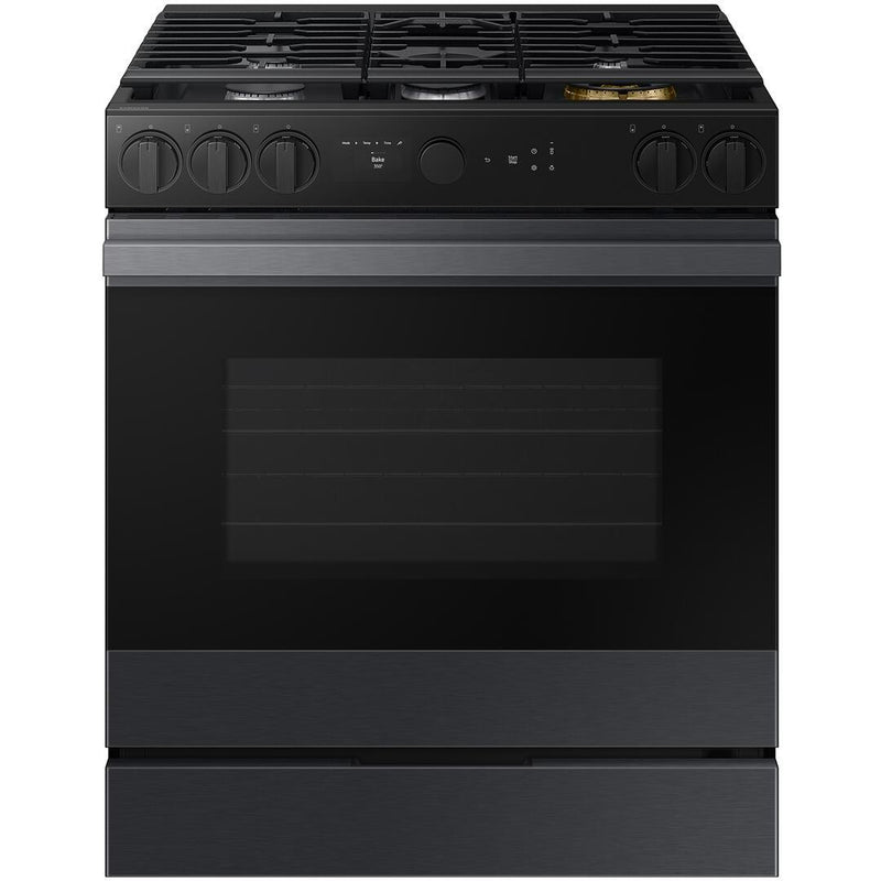  Samsung 6.0 cu. ft. Bespoke Smart Slide-In Gas Range NSG6DG8500MT/AA IMAGE 1