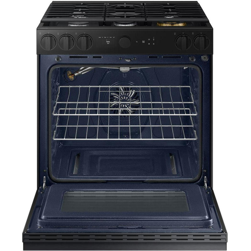  Samsung 6.0 cu. ft. Bespoke Smart Slide-In Gas Range NSG6DG8500MT/AA IMAGE 2