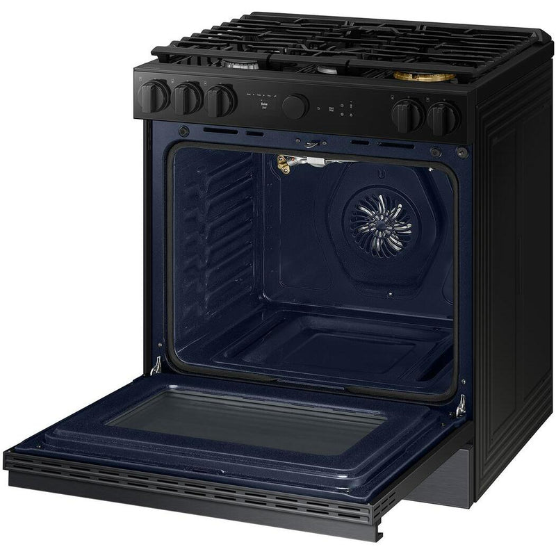  Samsung 6.0 cu. ft. Bespoke Smart Slide-In Gas Range NSG6DG8500MT/AA IMAGE 3
