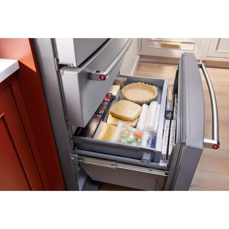  KitchenAid 36-inch French 4-Door Refrigerator with External Water and Ice Dispensing system KRMF536RPS IMAGE 14