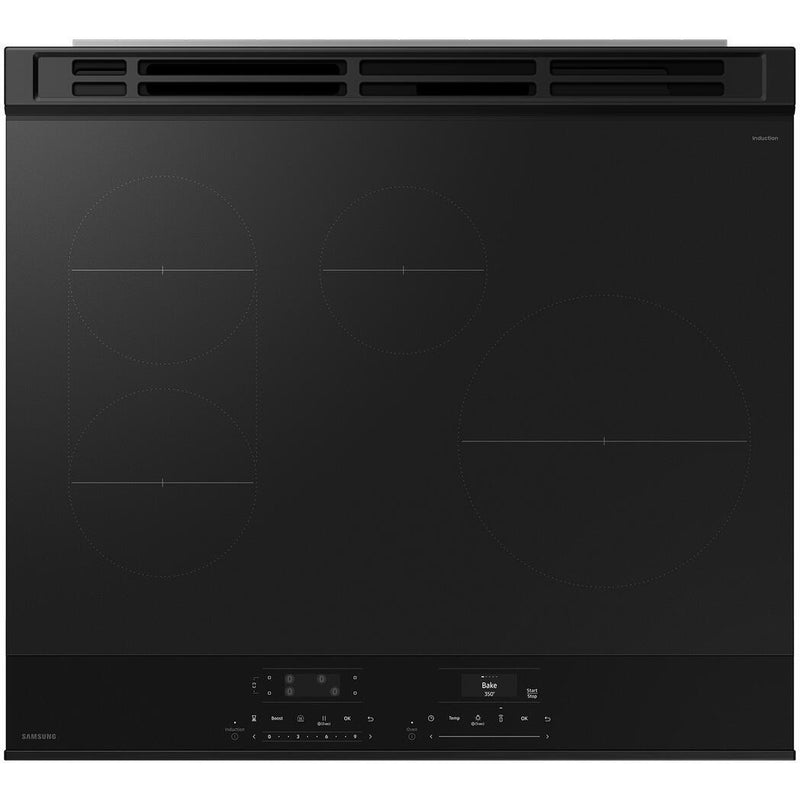  Samsung 6.3 cu. ft. Bespoke Smart Slide-In Induction Range NSI6DG9500SR/AC IMAGE 5