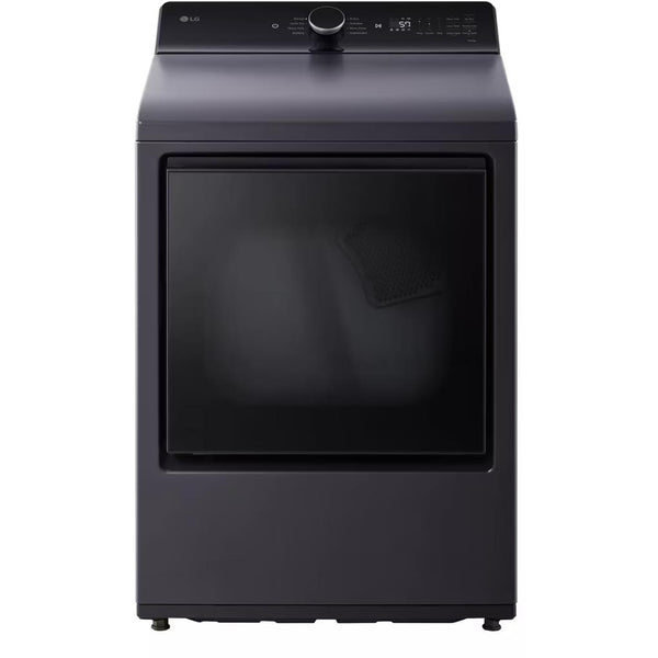  LG 7.3 cu. ft. Electric Dryer with EasyLoad™ Door and AI Sensing DLE8400BE IMAGE 1