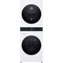  LG Stacked Washer/Dryer Electric Laundry Center with Wi-Fi WKHC152HWA IMAGE 1