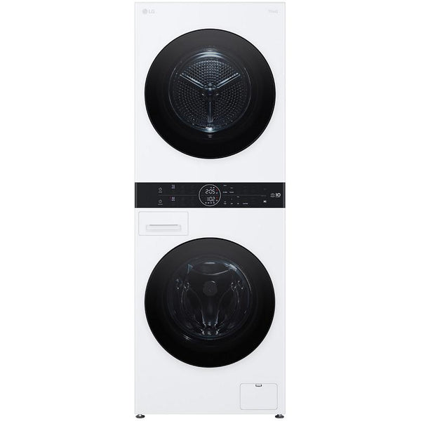  LG Stacked Washer/Dryer Electric Laundry Center with Wi-Fi WKHC152HWA IMAGE 1