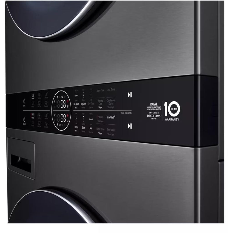  LG Stacked Washer/Dryer Electric Laundry Center with Wi-Fi WKHC252HBA IMAGE 12