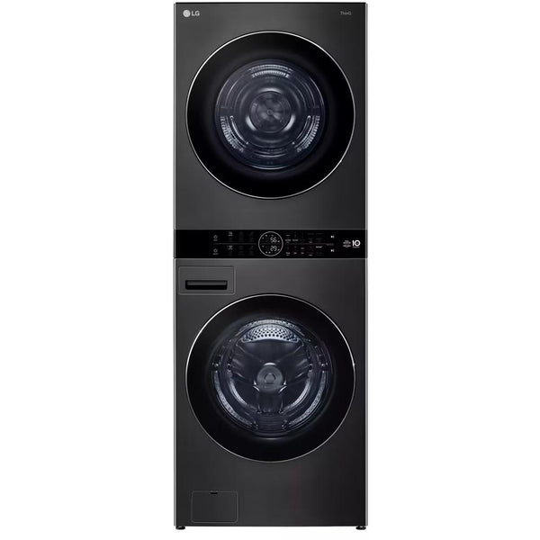  LG Stacked Washer/Dryer Electric Laundry Center with Wi-Fi WKHC252HBA IMAGE 1