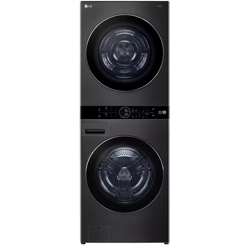  LG Stacked Washer/Dryer Electric Laundry Center with Wi-Fi WKHC252HBA IMAGE 1