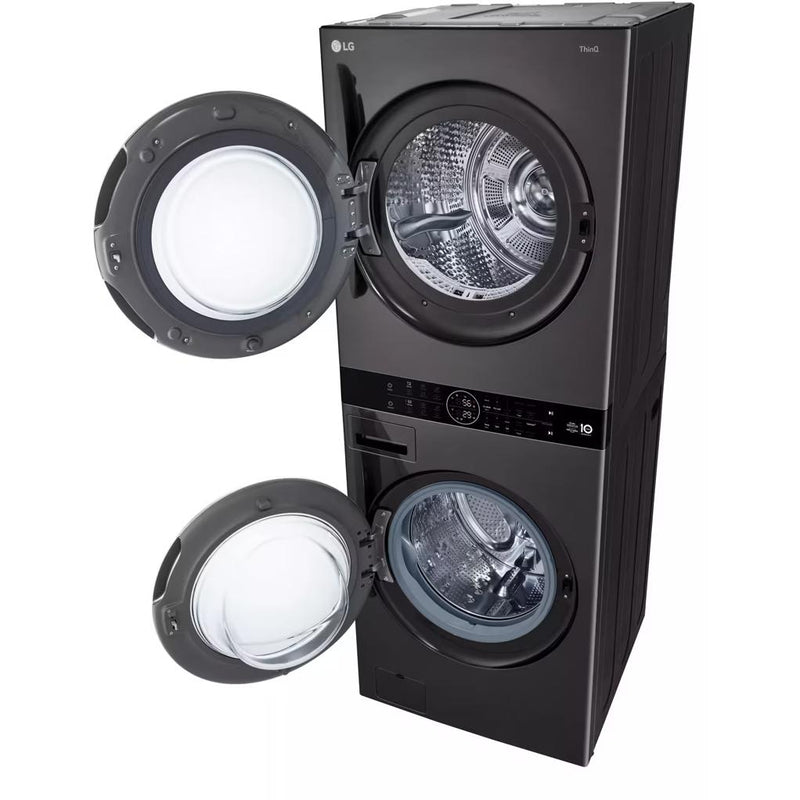  LG Stacked Washer/Dryer Electric Laundry Center with Wi-Fi WKHC252HBA IMAGE 3