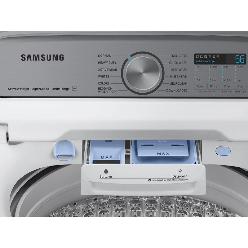 Samsung 6.0 cu.ft. 5500 Series Top Load Washer with SuperSpeed WA52DG5500AW/US IMAGE 7