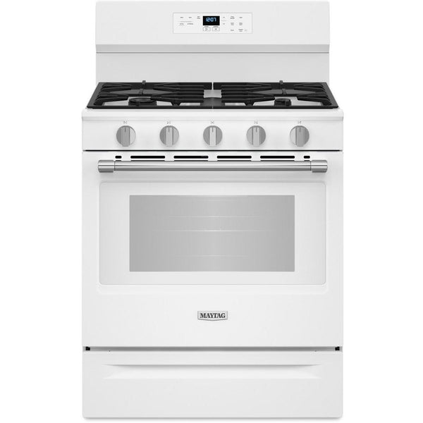  Maytag 30-inch Freestanding Gas Range with Convection Technology MFGS6030RW IMAGE 1