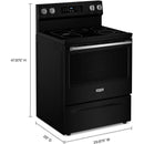  Maytag 30-inch Freestanding Electric Range with Convection Technology YMFES6030RB IMAGE 14