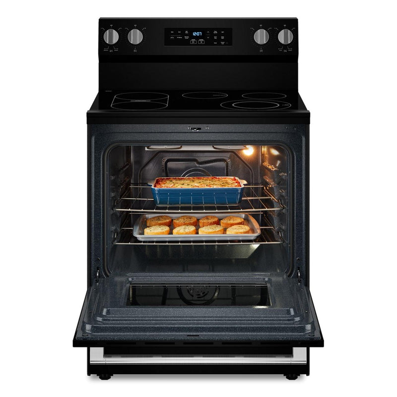  Maytag 30-inch Freestanding Electric Range with Convection Technology YMFES6030RB IMAGE 2
