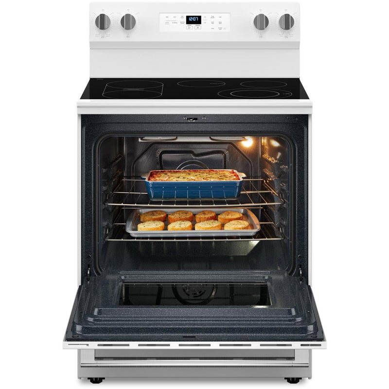  Maytag 30-inch Freestanding Electric Range with Convection Technology YMFES6030RW IMAGE 2