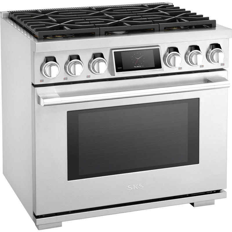  Signature Kitchen Suite 36-inch Dual-Fuel Range SKSDR360S IMAGE 10
