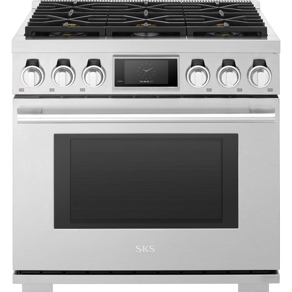  Signature Kitchen Suite 36-inch Dual-Fuel Range SKSDR360S IMAGE 1