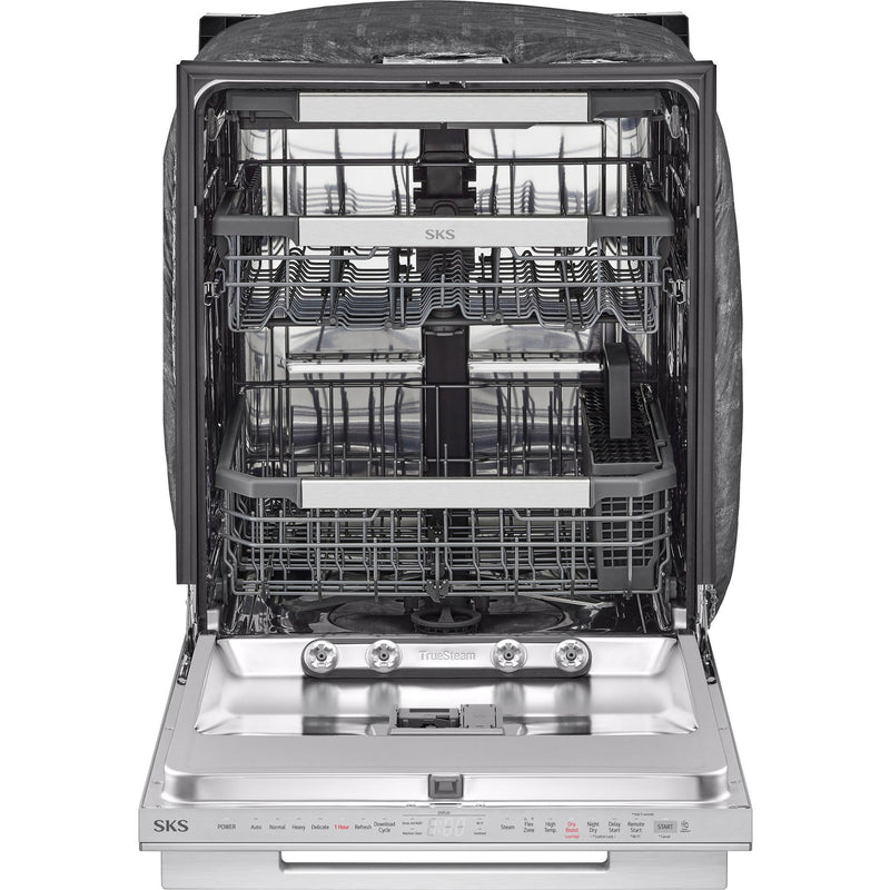  Signature Kitchen Suite 24-inch Built-In Powersteam® Stainless Steel Dishwasher SKSDW2411T IMAGE 2
