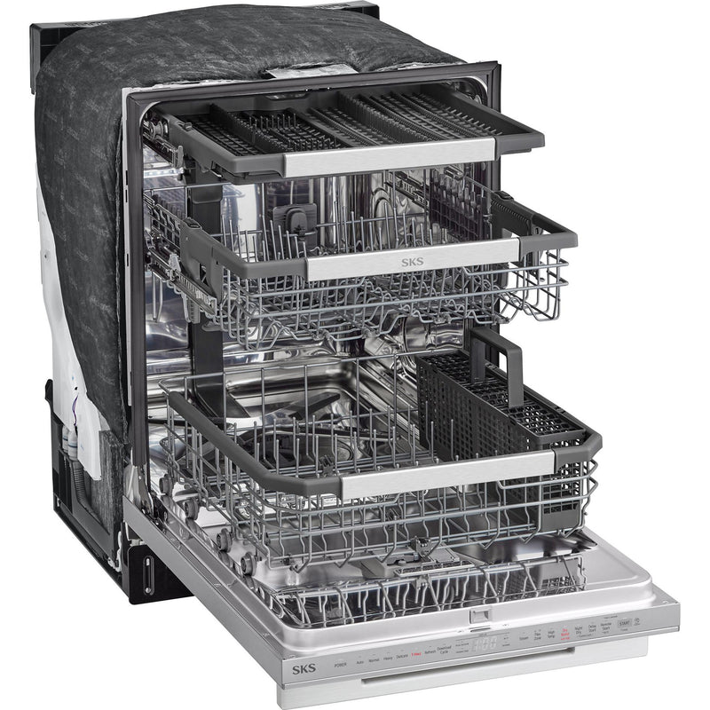  Signature Kitchen Suite 24-inch Built-In Powersteam® Stainless Steel Dishwasher SKSDW2411T IMAGE 4