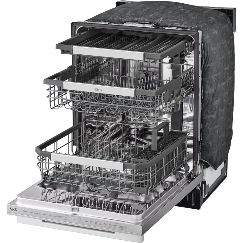  Signature Kitchen Suite 24-inch Built-In Powersteam® Stainless Steel Dishwasher SKSDW2411T IMAGE 5