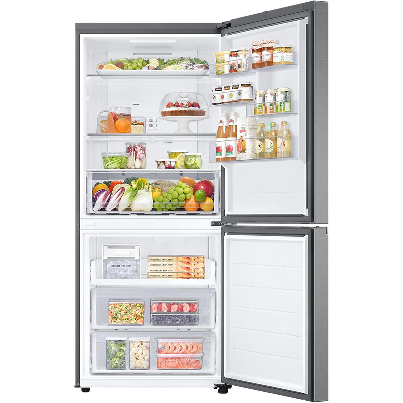  Samsung 30-inch 16 cu. ft. Counter-Depth Bottom Freezer Refrigerator with Digital Inverter Compression RB16DG6000SLAA IMAGE 5
