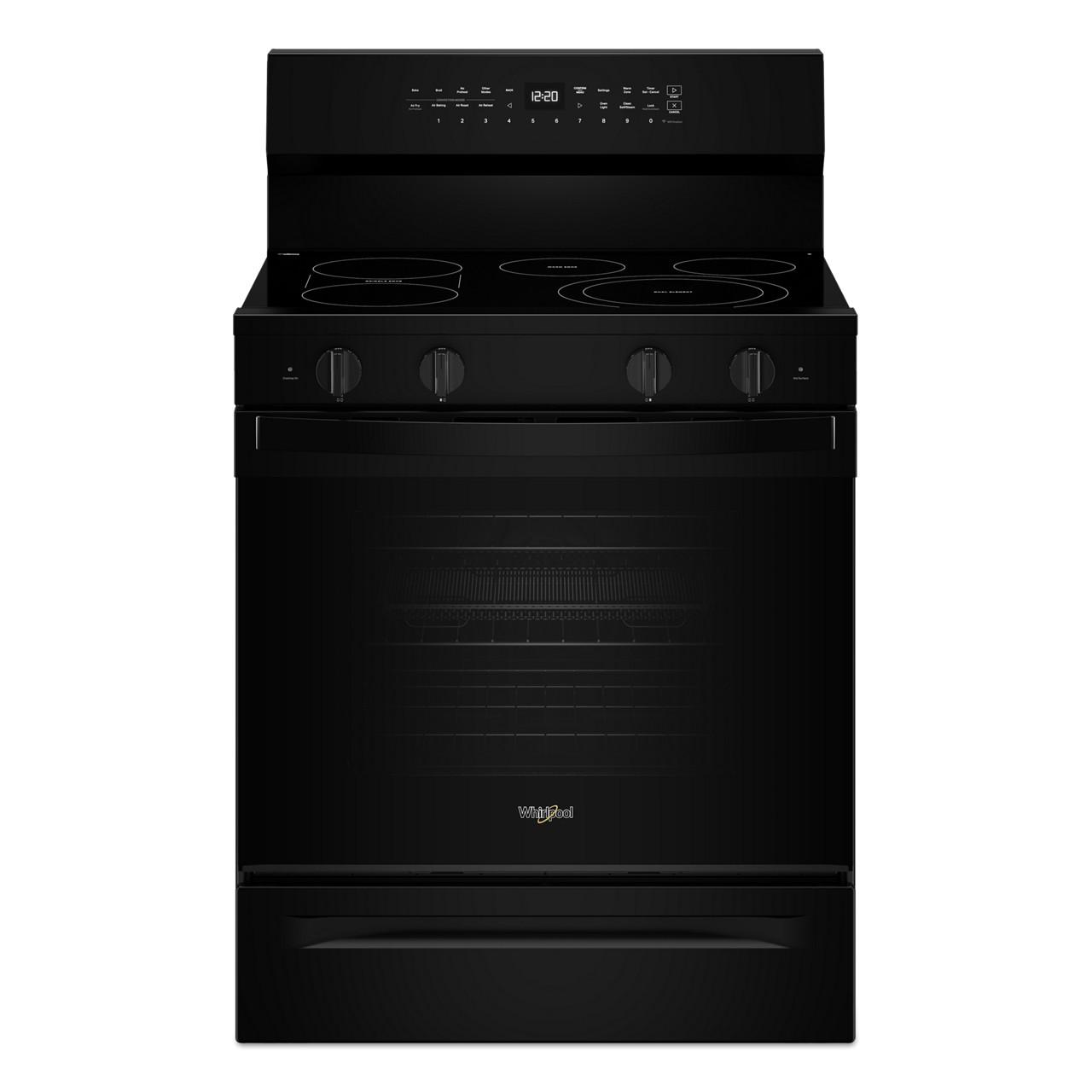  Whirlpool 30-inch Freestanding Electric Range with Air Cooking Technology YWFES7530RB IMAGE 1