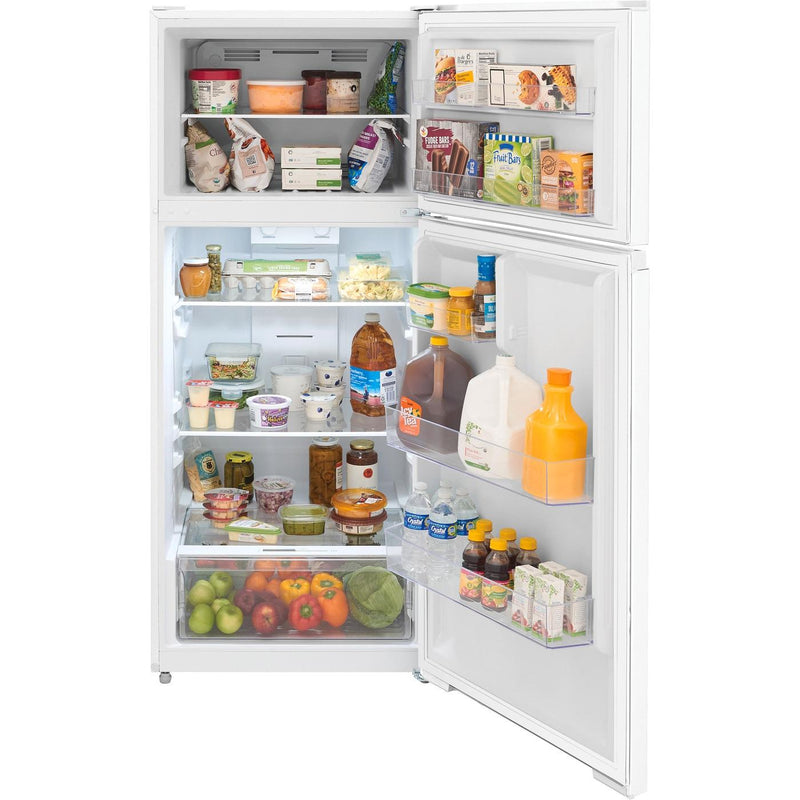  Frigidaire 27 9/16-inch, 16 cu. ft. Freestanding Top Freezer Refrigerator FRTE1622AW IMAGE 2