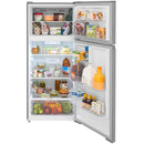  Frigidaire 27 9/16-inch, 16 cu. ft. Freestanding Top Freezer Refrigerator FRTE1622AS IMAGE 2