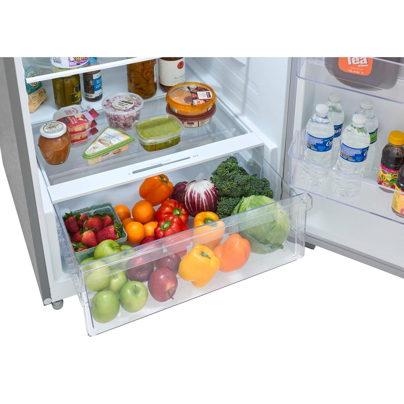  Frigidaire 27 9/16-inch, 16 cu. ft. Freestanding Top Freezer Refrigerator FRTE1622AS IMAGE 4