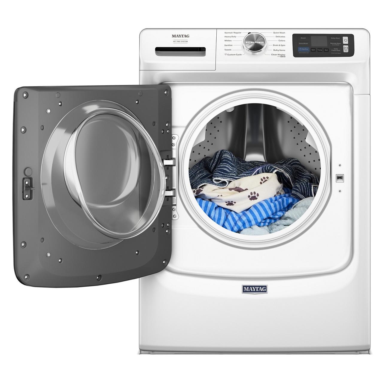  Maytag 5.8 cu. ft. Front Load Washer with Pet Pro Option MFW7020RW IMAGE 2