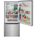  Frigidaire Gallery 30-inch, 20.3 Freestanding Bottom Freezer Refrigerator with Water Dispenser and Ice Maker GRBN2012AF IMAGE 2