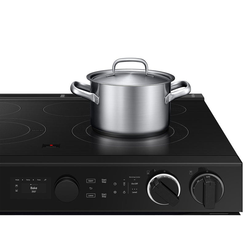  Samsung 30-inch Slide-in Electric Range with Wi-Fi NSE6DG8550SRAC IMAGE 11