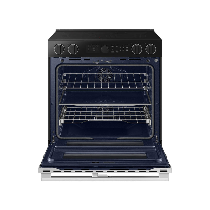  Samsung 30-inch Slide-in Electric Range with Wi-Fi NSE6DG8550SRAC IMAGE 12