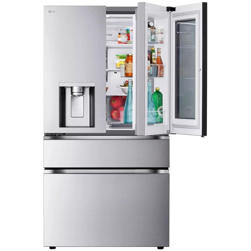  LG 29-inch 28.6 cu. ft. French 4-Door Refrigerator with Smart InstaView® LF29S8365S IMAGE 2