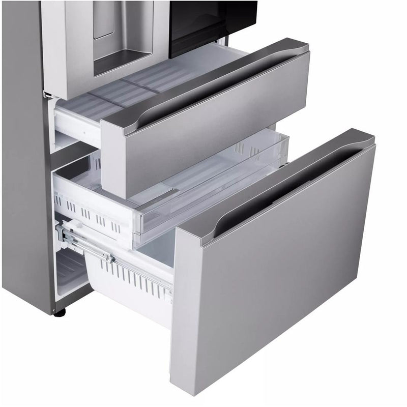  LG 29-inch 28.6 cu. ft. French 4-Door Refrigerator with Smart InstaView® LF29S8365S IMAGE 8