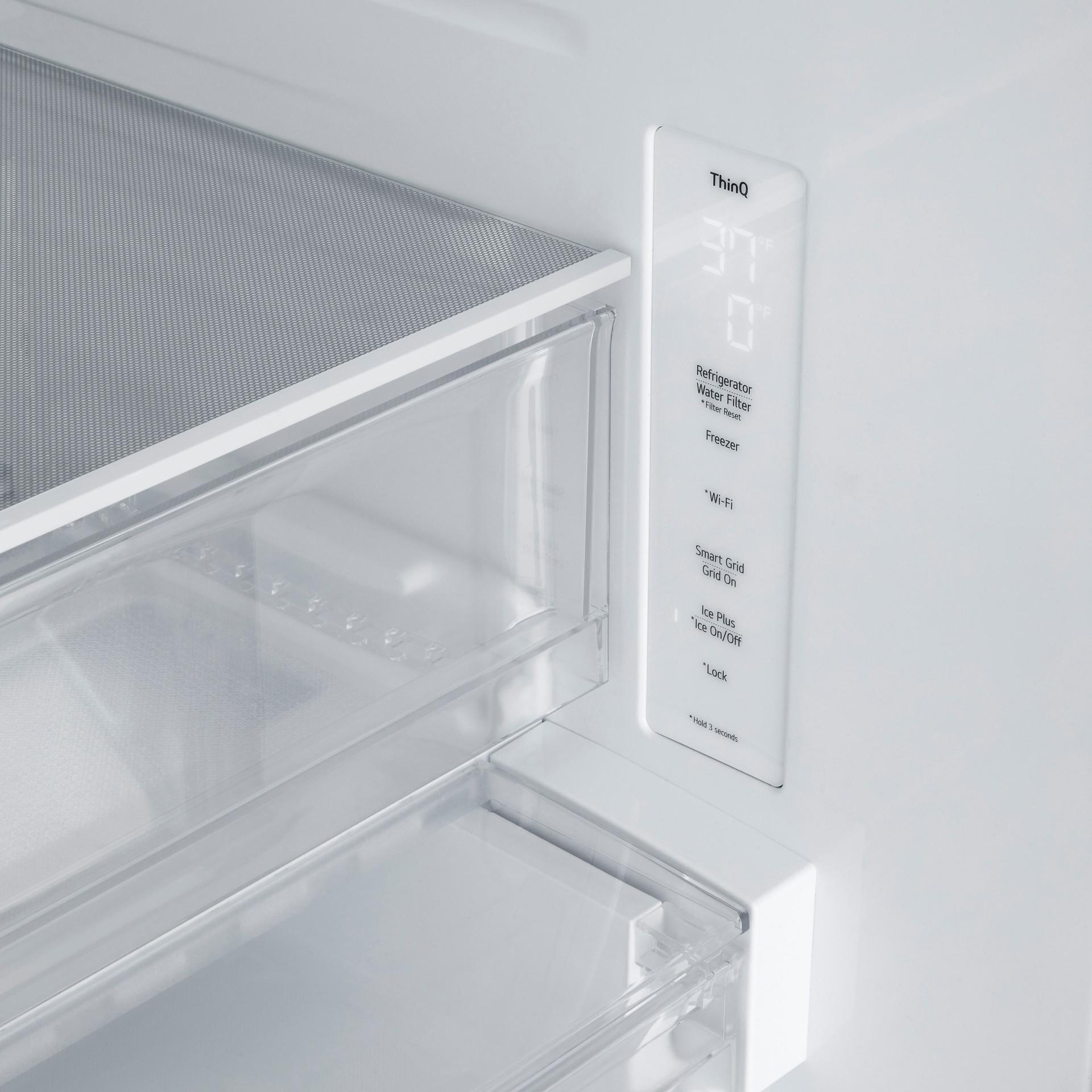  LG 33-inch 25.1 cu. ft. 3-door french door refrigerator LF25S6200D IMAGE 7