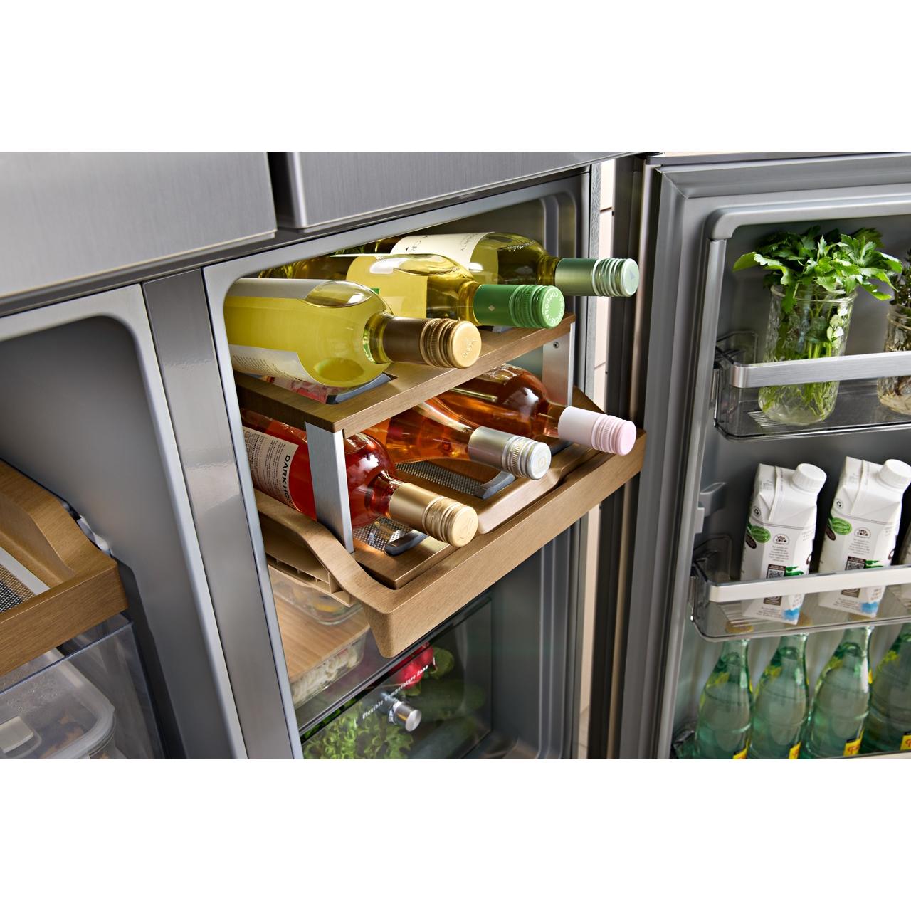  KitchenAid 36-inch, 19.4 cu. ft. Counter-Depth French 4-Door Refrigerator with Water and Ice Dispensing System KRQC736RPS IMAGE 12