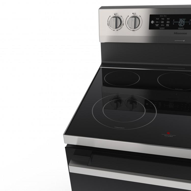  Hisense 30-inch Freestanding Electric Range with True Convection Technology HBE3502CAS IMAGE 6