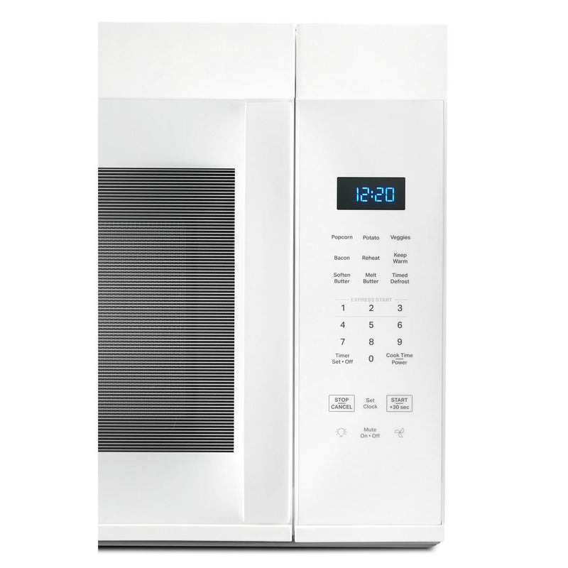  Whirlpool 30-inch, 1.7 cu. ft. Over-the-Range Microwave Oven YWMMS3130RW IMAGE 3