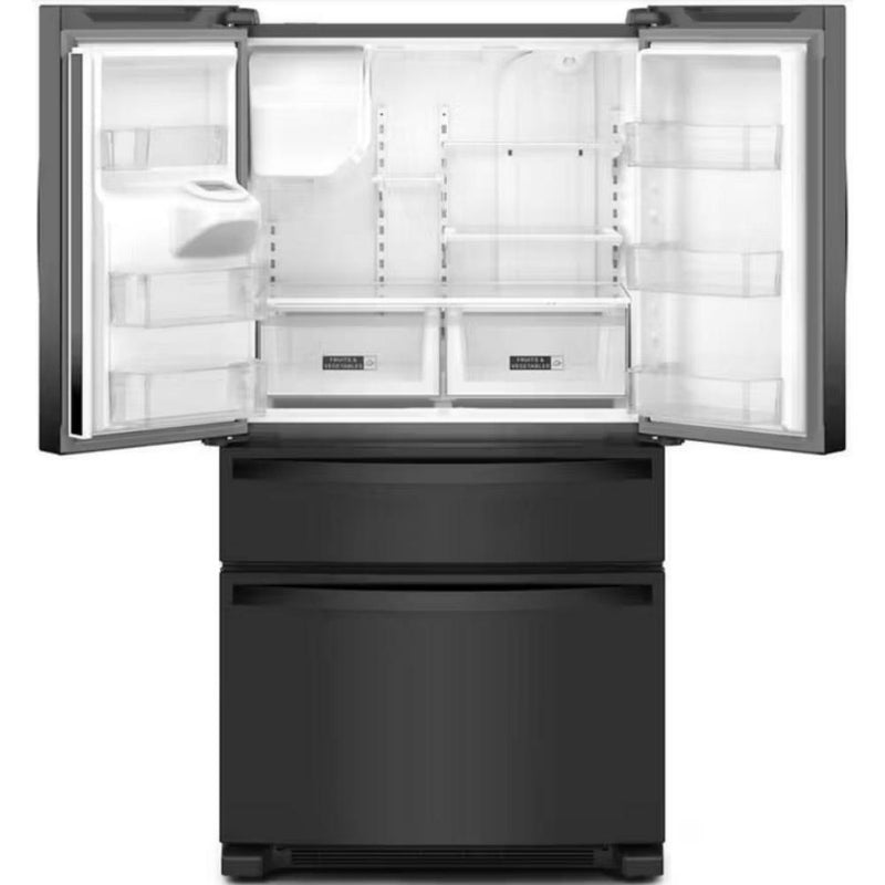  Whirlpool 36-inch French 4-Door Refrigerator with external water and ice dispenser WRMF3636RB IMAGE 1