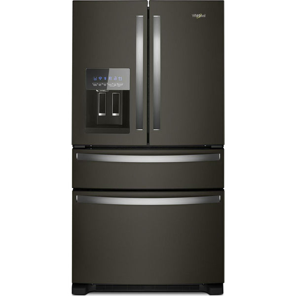  Whirlpool 36-inch French 4-Door Refrigerator with external water and ice dispenser WRMF3636RV IMAGE 1