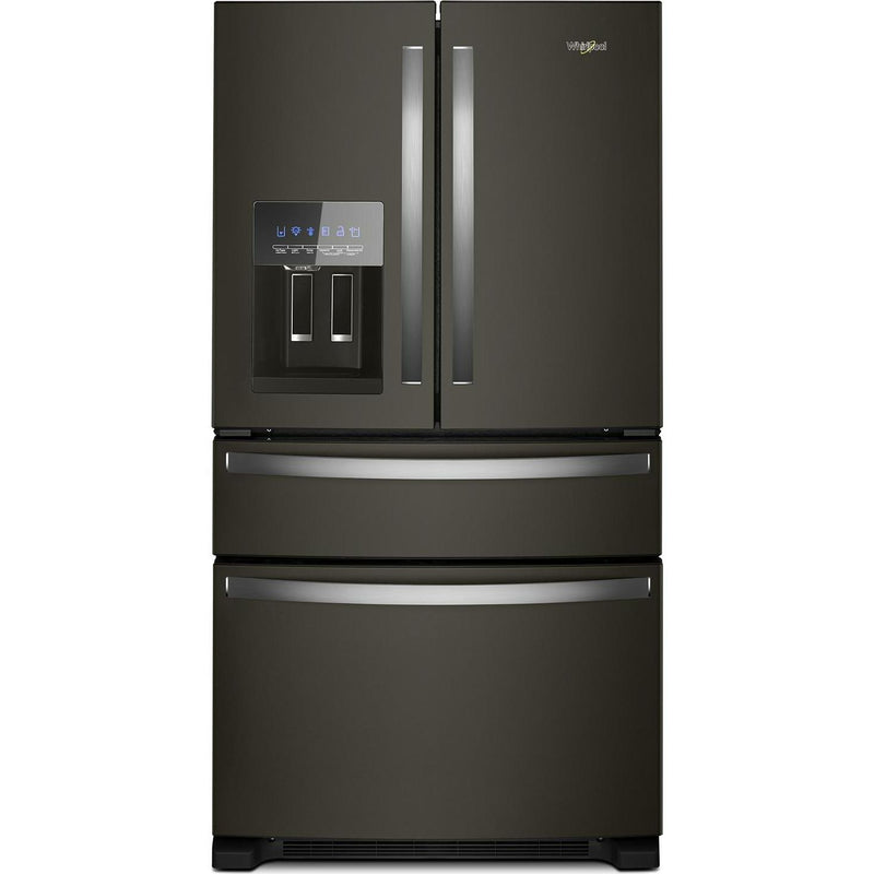 Whirlpool 36-inch French 4-Door Refrigerator with external water and ice dispenser WRMF3636RV IMAGE 1