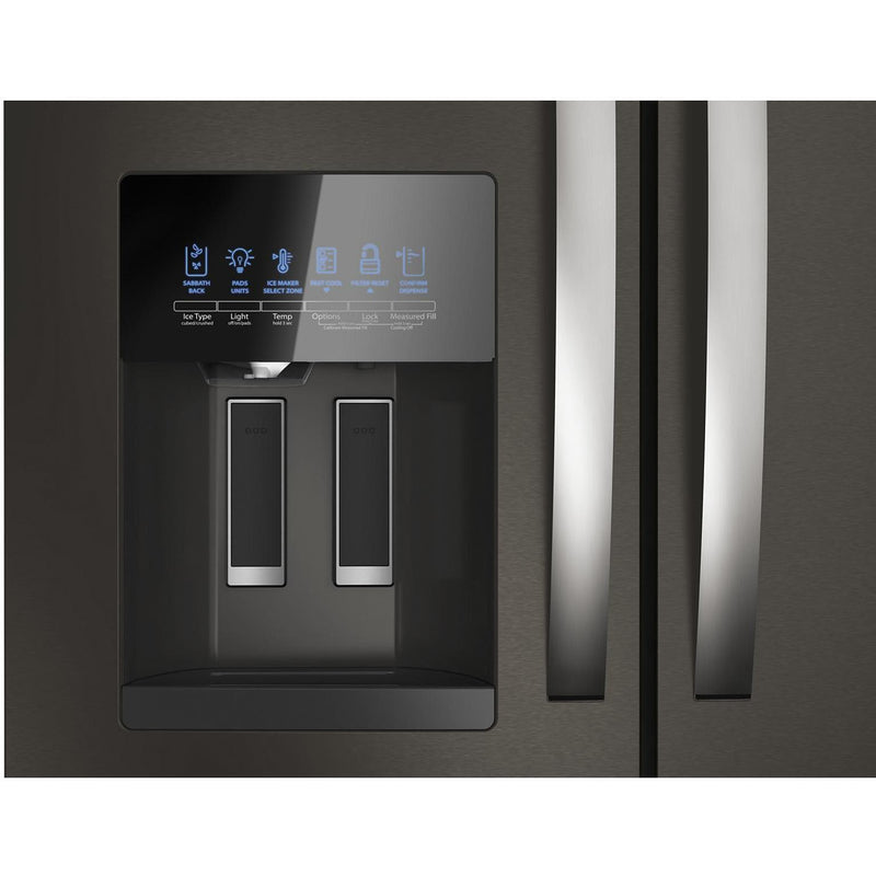 Whirlpool 36-inch French 4-Door Refrigerator with external water and ice dispenser WRMF3636RV IMAGE 5