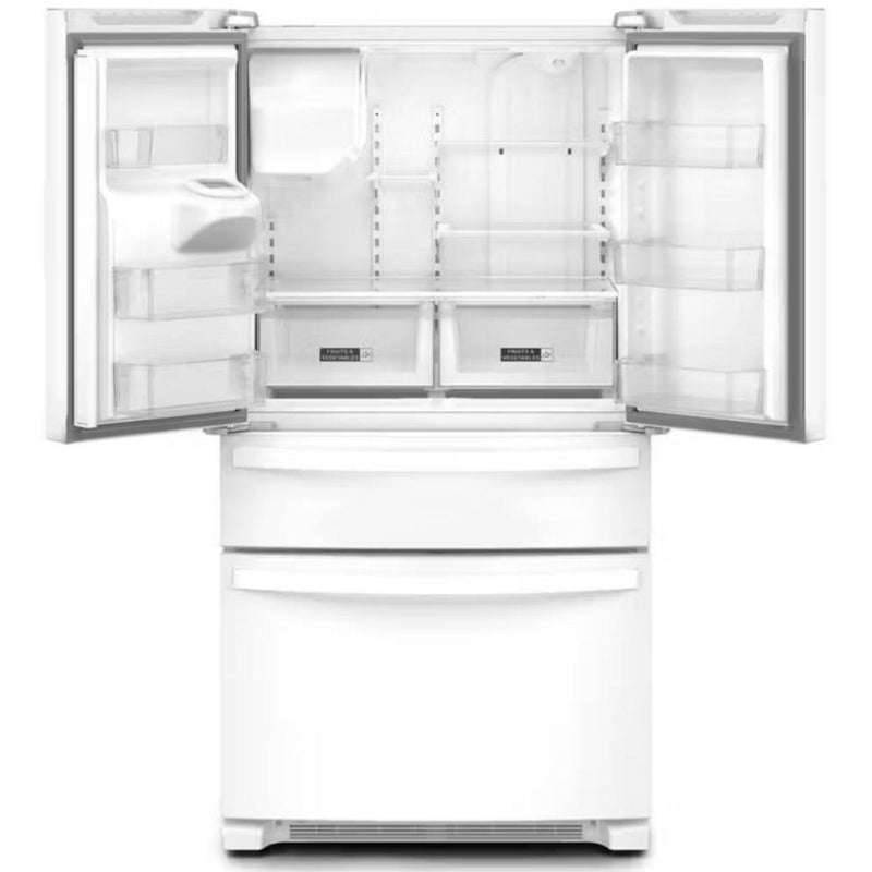  Whirlpool 36-inch French 4-Door Refrigerator with external water and ice dispenser WRMF3636RW IMAGE 1