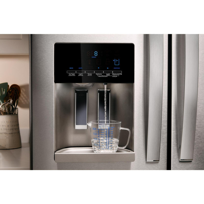  Whirlpool 36-inch French 4-Door Refrigerator with external water and ice dispenser WRMF3636RZ IMAGE 13