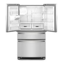  Whirlpool 36-inch French 4-Door Refrigerator with external water and ice dispenser WRMF3636RZ IMAGE 2