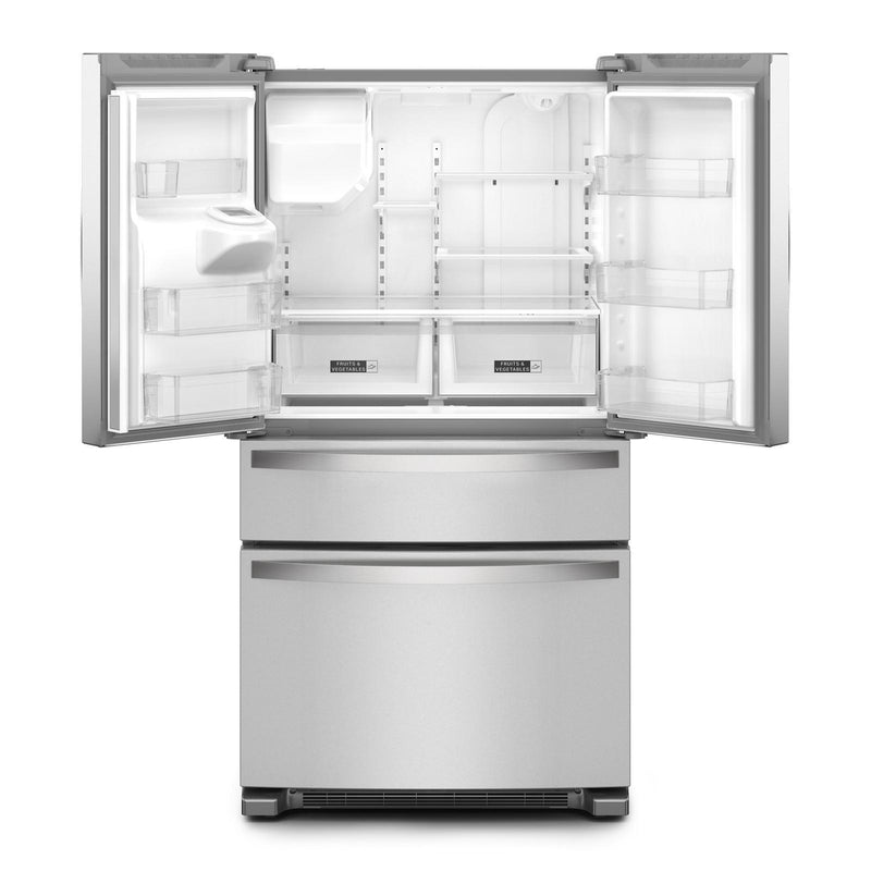  Whirlpool 36-inch French 4-Door Refrigerator with external water and ice dispenser WRMF3636RZ IMAGE 2
