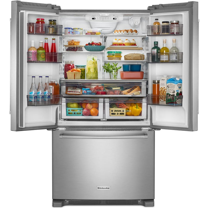  KitchenAid 36-inch French 3-Door Refrigerator KRFC136RPS IMAGE 3