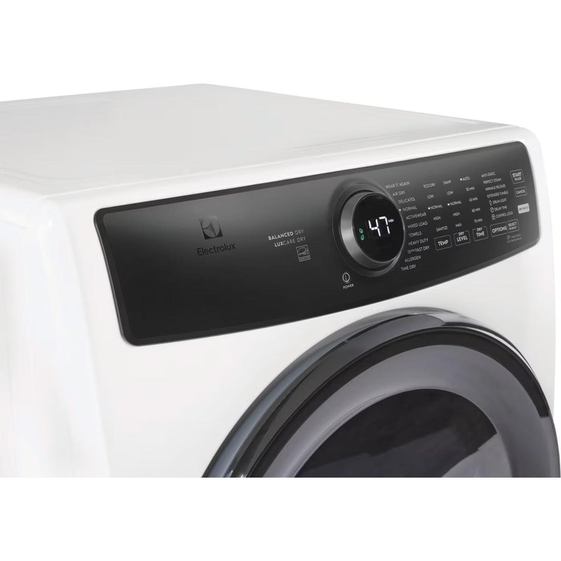  Electrolux 8.0 cu. ft. Front Load Perfect Steam™ Electric Dryer with Balanced Dry™ ELFE773CAW IMAGE 4