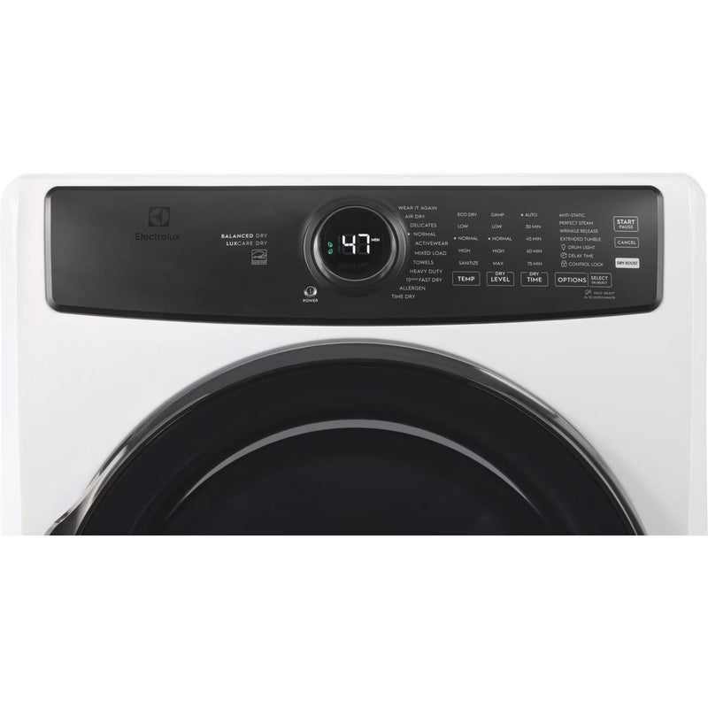  Electrolux 8.0 cu. ft. Front Load Perfect Steam™ Electric Dryer with Balanced Dry™ ELFE773CAW IMAGE 6