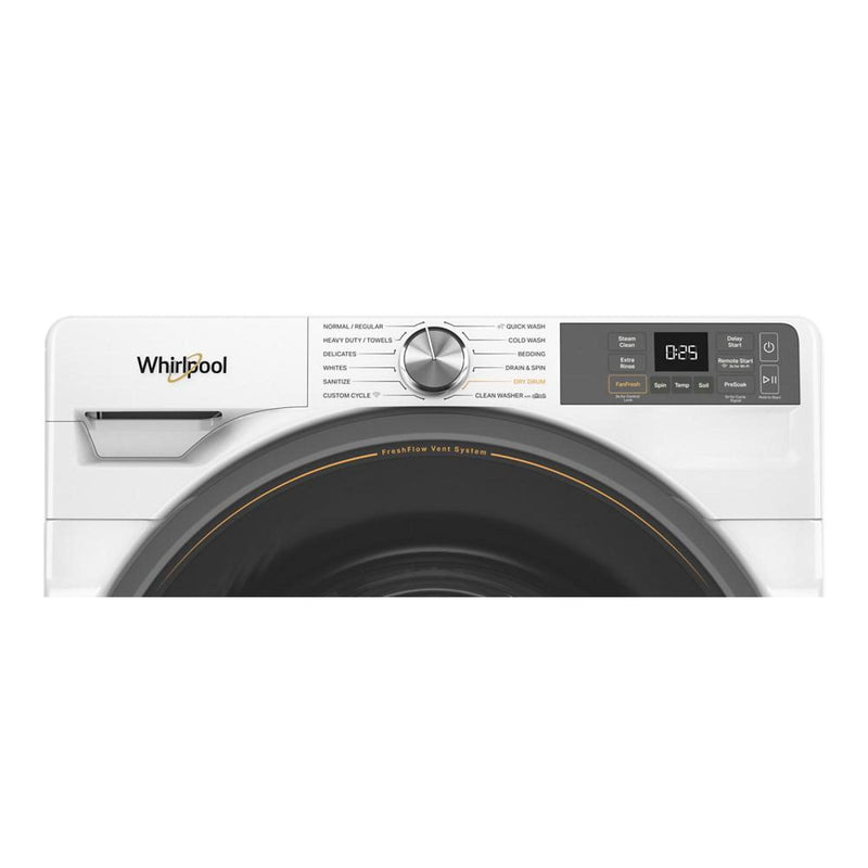  Whirlpool 5.2 cu. ft. Smart Front Load Washer with FreshFlow™ Vent System WFW5720RW IMAGE 4