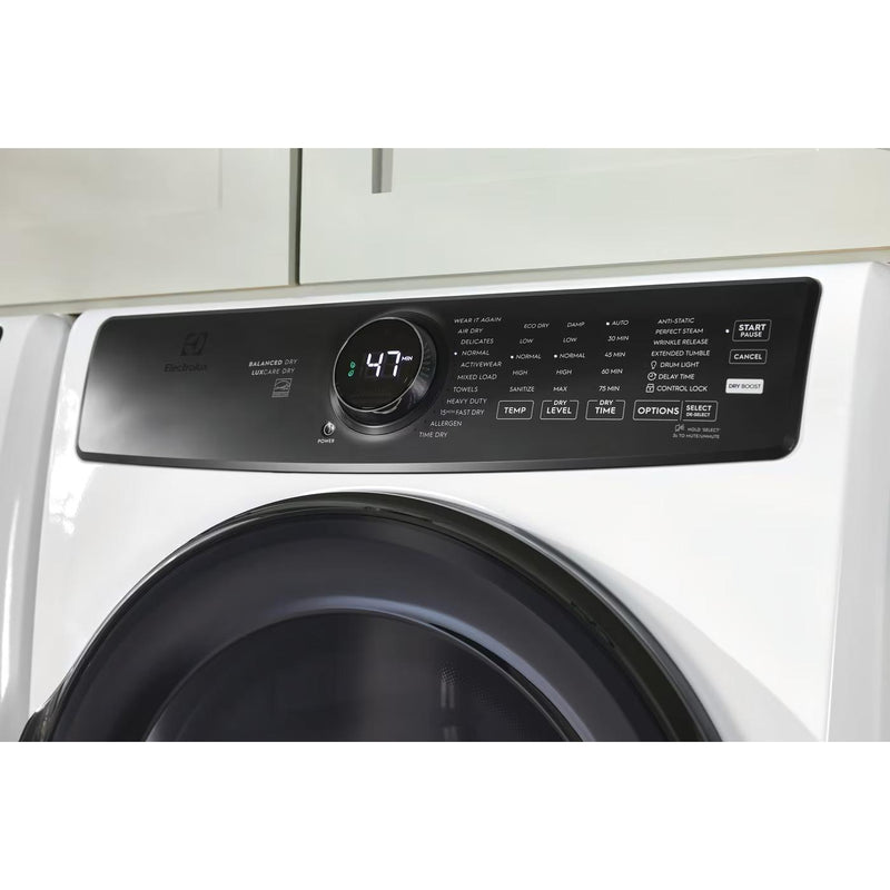  Electrolux 8.0 cu. ft. Front Load Perfect Steam™ Gas Dryer with Balanced Dry™ ELFG7738AW IMAGE 5